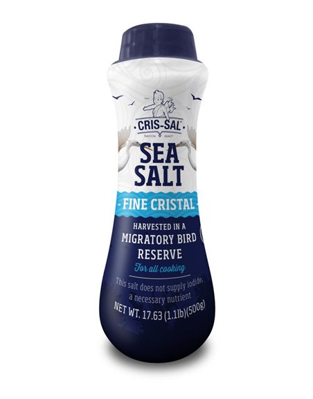 23407 - Cri-Sal Sea salt Fine - 17.6oz - Box:  - Loc: H1