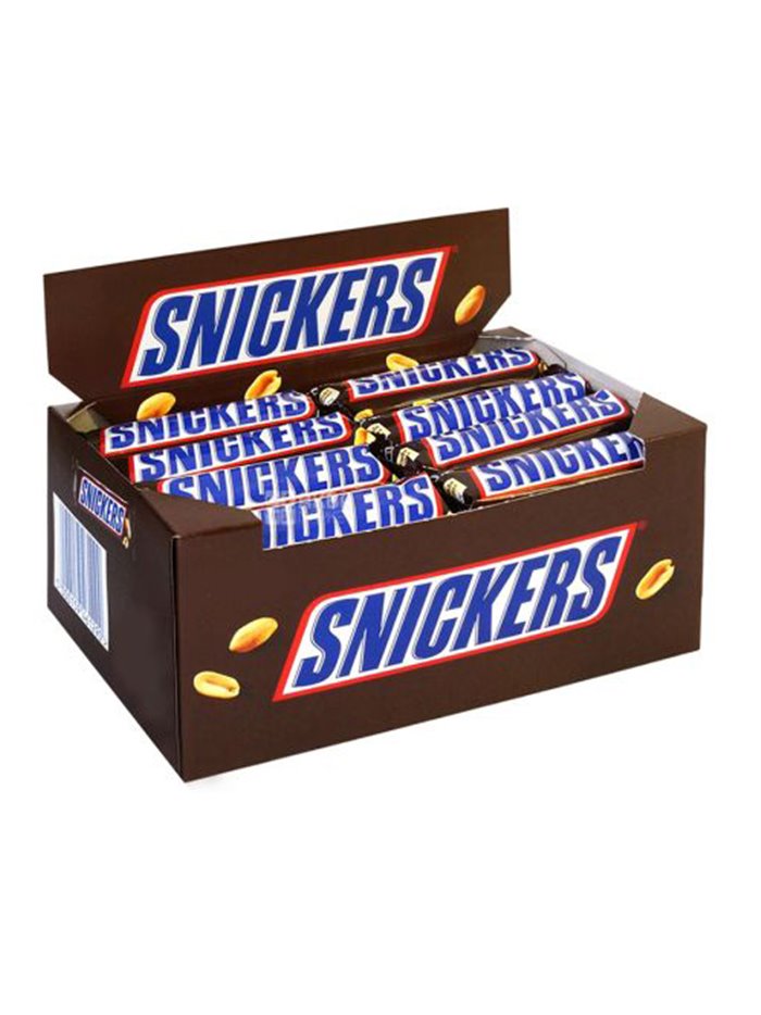 23480 - Snickers Chocolate Bar 40ct - Box:  - Loc: M4