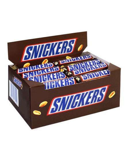 23480 - Snickers Chocolate Bar 40ct - Box:  - Loc: M4