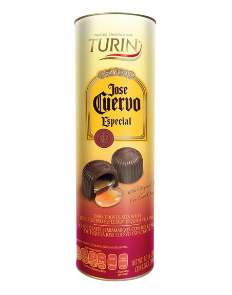 23523 - Turin Dark Chocolates Jose cuervo 7.0 oz - Box:  - Loc: C.J.2