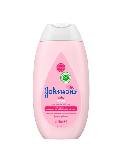 23564 - Johnson's Baby Lotion - 200ml. (Case of 6) - Box:  - Loc: J1