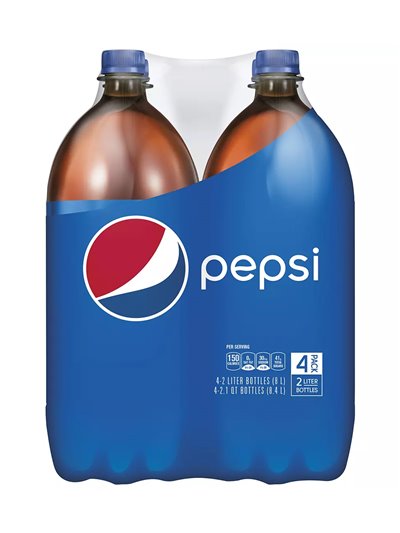 23617 - Pepsi - 2Lt. ( Pack of 4 ) - Box:  - Loc: D6