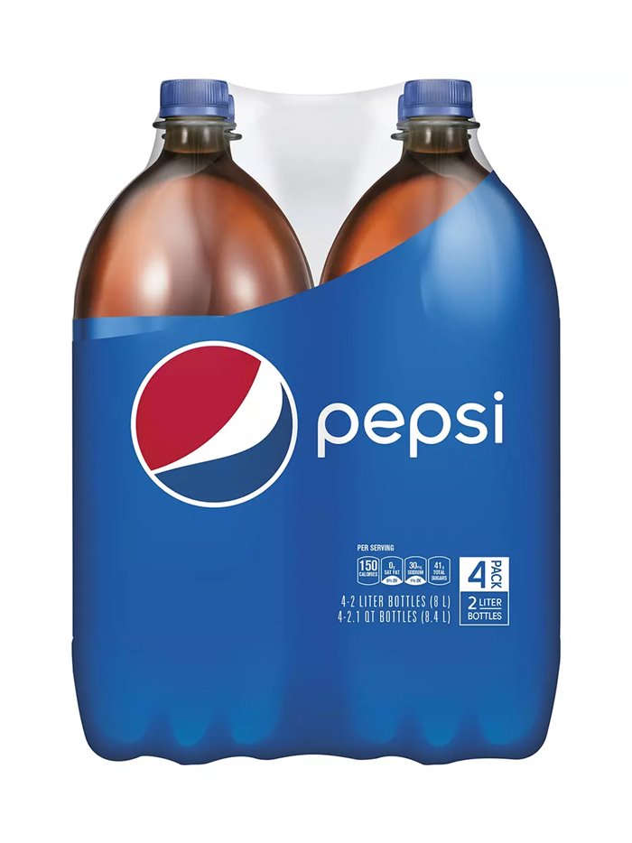 23617 - Pepsi - 2Lt. ( Pack of 4 ) - Box:  - Loc: D6