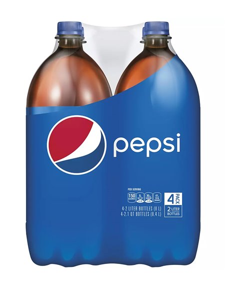 23617 - Pepsi - 2Lt. ( Pack of 4 ) - Box:  - Loc: D6