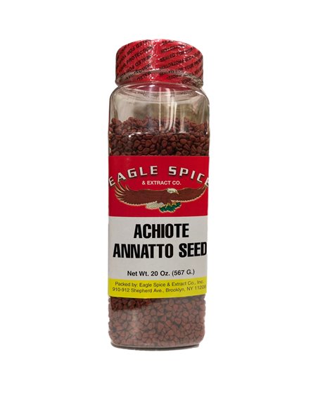 23648 - Eagle Spice Achiote (Annatto Seed) - 20oz. (Case of 12) - Box:  - Loc: R8
