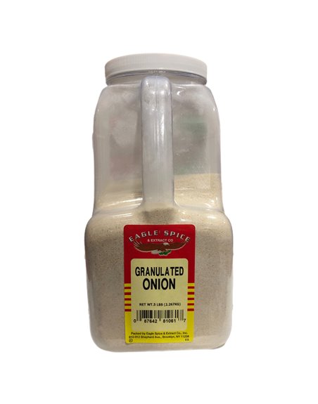 23649 - Eagle Spice Granulated Onion - 5lbs. (Case of 6) - Box:  - Loc: S12