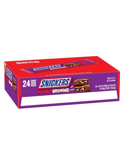 23707 - Snickers Peanut Brownie - 24ct - Box:  - Loc: M8