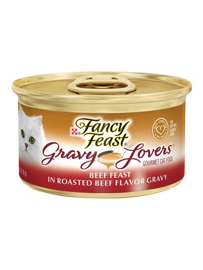 23741 - Purina Fancy Feast Gravy Lovers BF - 3 oz. (24 Cans) - Box:  - Loc: E12