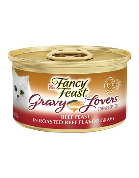 23741 - Purina Fancy Feast Gravy Lovers BF - 3 oz. (24 Cans) - Box:  - Loc: E12