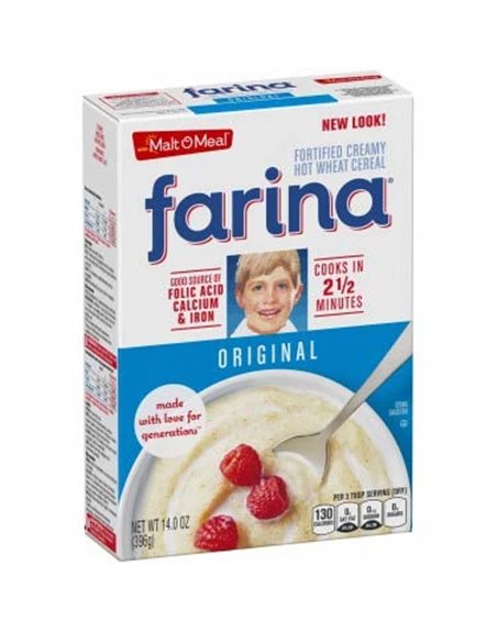 23757 - Farina Hot Wheat Cereal - 14oz (Case Of 12) - Box:  - Loc: H4