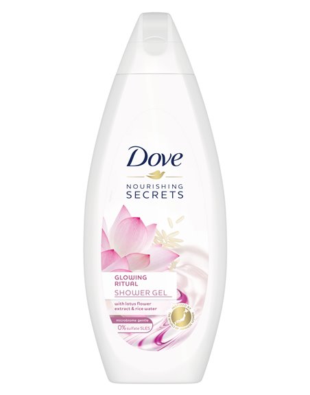 23857 - Dove Body Wash, Glowing Ritual - 750ml. (Case of 12) - Box:  - Loc: I1