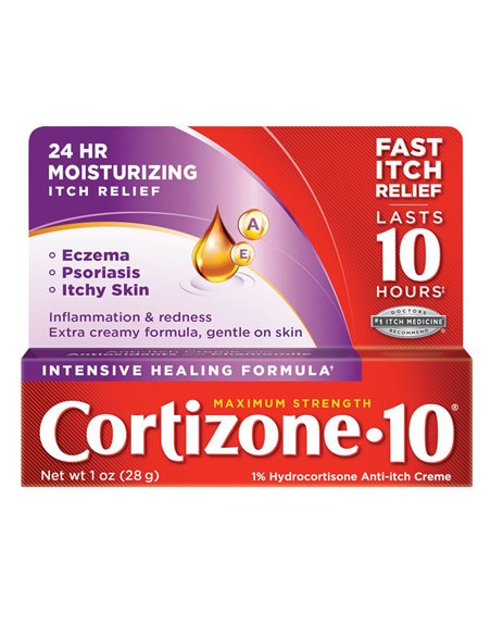 23880 - Cortizone - 10 Maximum Strength Anti-Itch Creme - 1.25  oz - Box:  - Loc: N0