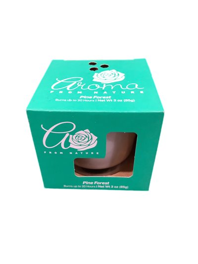23899 - Aroma Candle Jar, Pine Forest - 3 oz. (Case of 8) - Box:  - Loc: H13
