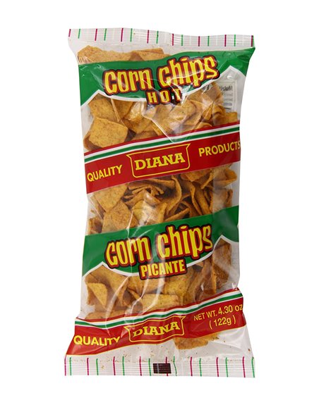 23908 - Diana Corn Chips Hot 4.3 oz - Box:  - Loc: 
