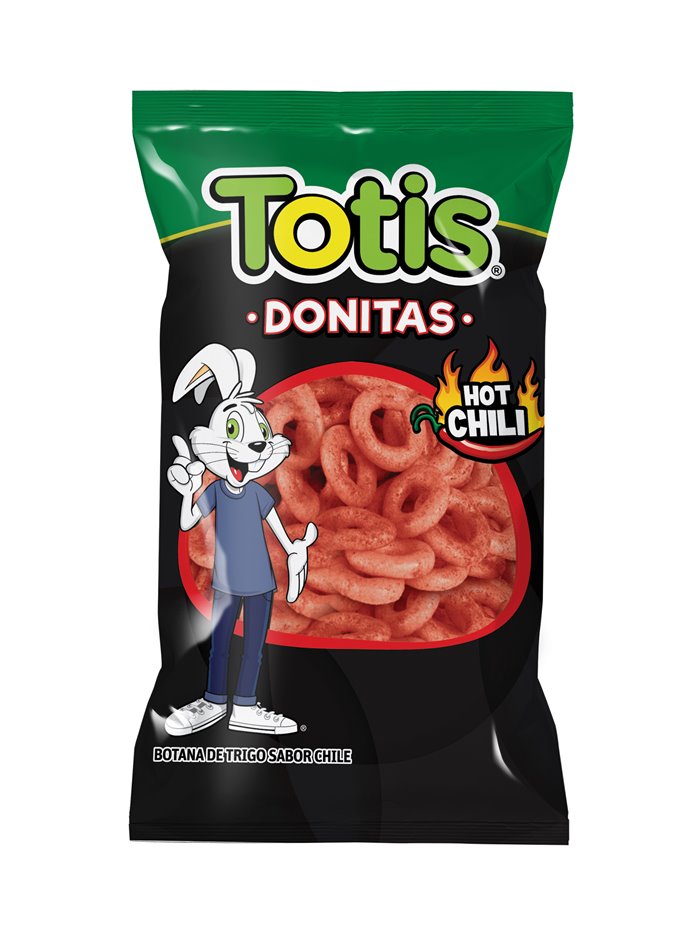 23949 - Totis Donitas Hot Chili - 3.8 oz. ( 12 Pack ) - Box:  - Loc: N12