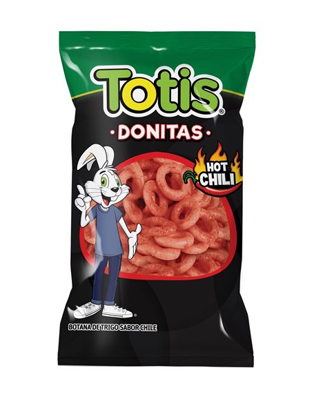 23949 - Totis Donitas Hot Chili - 3.8 oz. ( 12 Pack ) - Box:  - Loc: N12