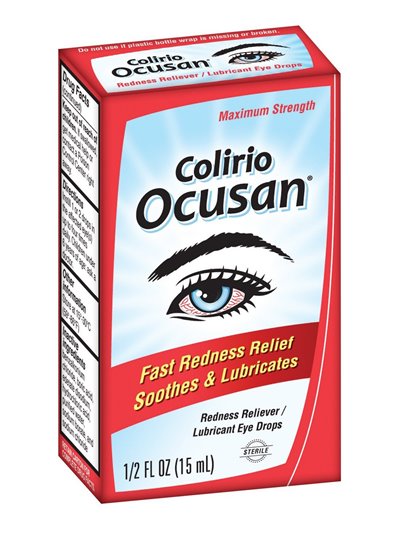 23989 - Colirio Ocusan Redness Reliever - 0.5 fl. oz. ( 15 ml ) - Box:  - Loc: K1