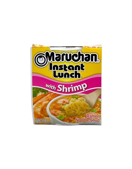 24009 - Maruchan Bowl Soup, Shrimp Flavor - 2.25 oz. (12 Pack) - Box:  - Loc: E9