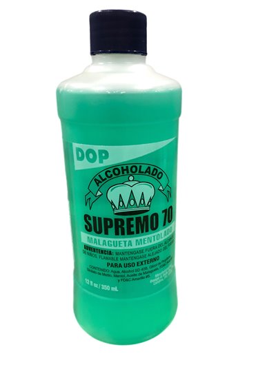 24045 - Alcoholado Supremo 70 Malagueta - 12 fl. oz. ( 350 ml ) - Box:  - Loc: I2