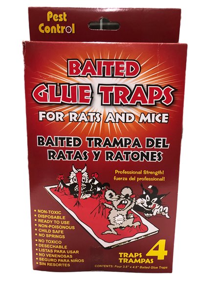 24157 - Pest Control Glue Trap - 4 Pack ( Box )
17807 - Box:  - Loc: I13