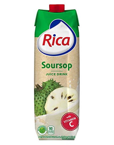 24168 - Rica Juice Soursop - 1 L. ( Pack of 12 ) - Box:  - Loc: F1