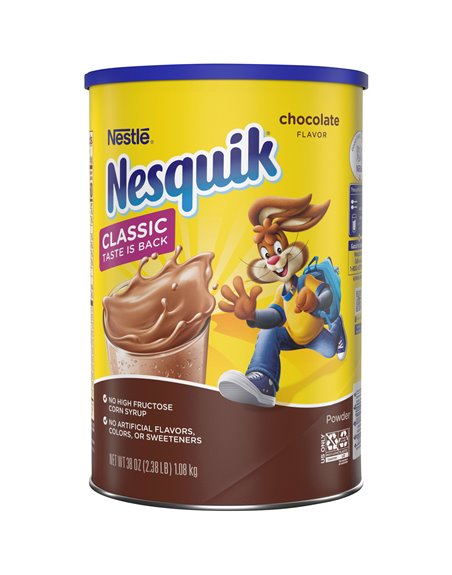 24188 - Nesquik Powder Chocolate - 38oz. - Box:  - Loc: G1