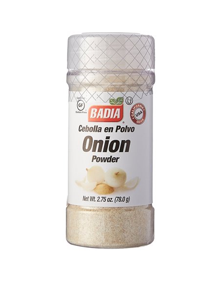24198 - Badia Onion Powder - 2.75 oz. (Pack of 8) - Box:  - Loc: S10