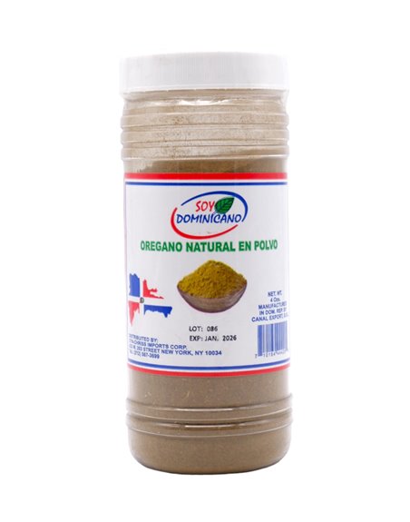 24248 - Soy Dominicano Ground Oregano - 4 oz. (Case of 12) - Box:  - Loc: F1