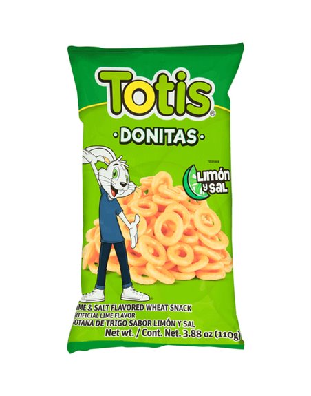 24262 - Totis Donitas Sal/Limon - 3.8 oz. ( 12 Pack ) - Box:  - Loc: O3