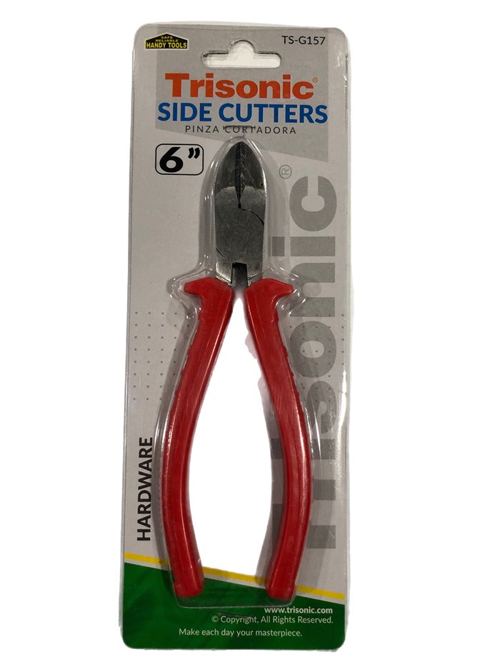 24306 - Trisonic Side Cuters (Pinza Cortadora) 6'' ( TS-G157 ) - Box:  - Loc: A1