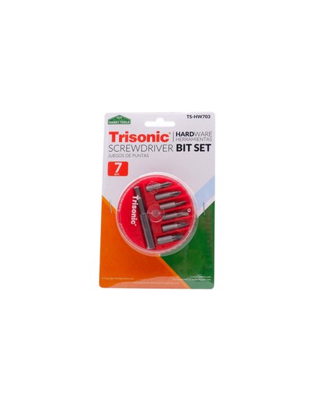 24308 - Trisonic ScrewdriveR And Socket Set W/ T Handle (TS-HW8877) - 19 Pcs - Box:  - Loc: A1