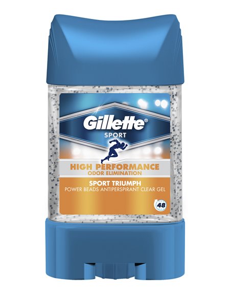 24315 - Gillette Deodorant Clear Gel,  High Performance Sport Triumph - 75ml. - Box:  - Loc: K7