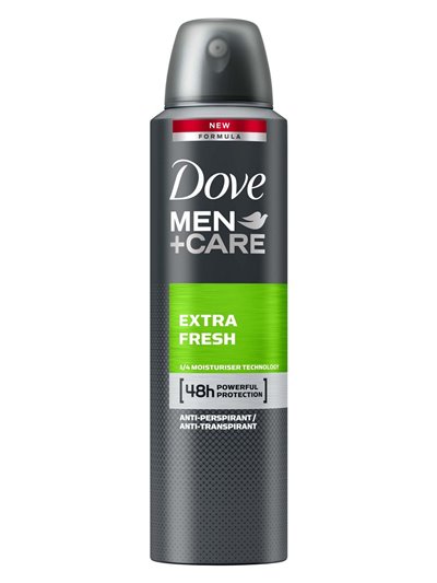 24359 - Dove Deodorant Spray, Men + Care Extra Fresh - 150ml - Box:  - Loc: 31M