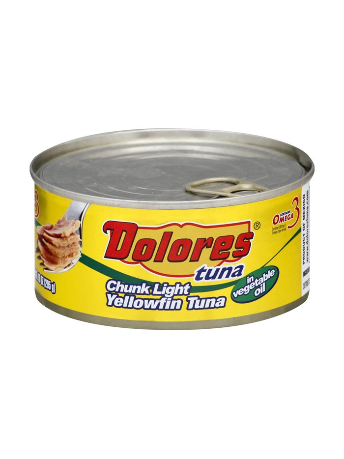 24423 - Dolores Chunk Light Tuna in Oil - 10 oz. - Box:  - Loc: M4