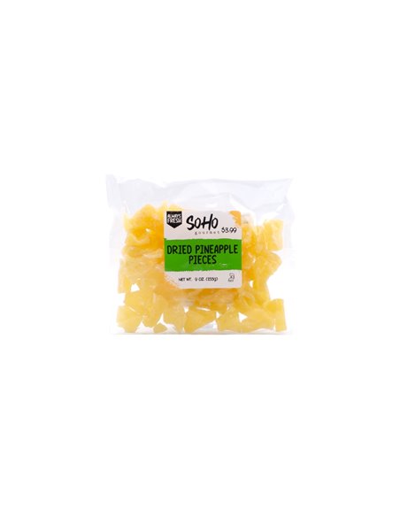 24434 - Soho Gourmet Pineapple Pieces - 9 oz - Box:  - Loc: 