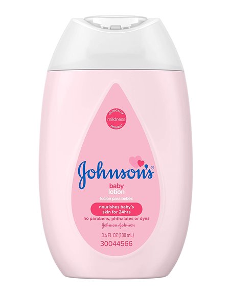 24440 - Johnson's Baby Lotion - 3.4fl. oz (100ml). (Case of 6) - Box:  - Loc: J1