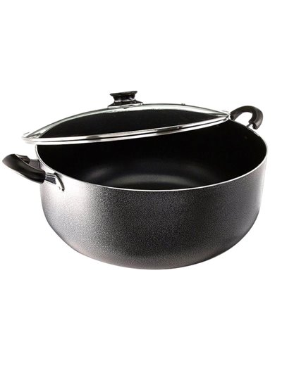 24484 - Non-Stick Sauce Pot W/ Glass Lid - 24 Qt. - Box:  - Loc: 31F