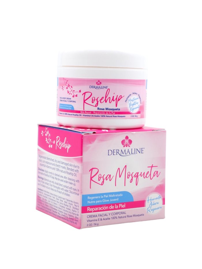 24548 - Dermaline Body Cream, Rosehip - 2 oz. - Box:  - Loc: L3