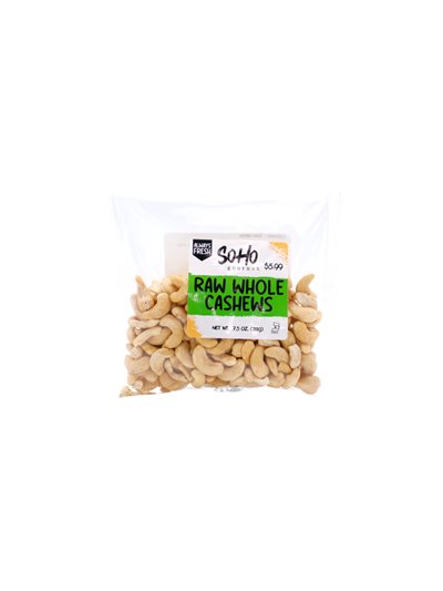 24571 - Soho Raw Whole Cashews - 7 oz. - Box:  - Loc: C.J.1