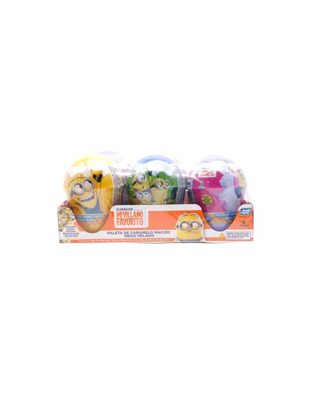 24612 - Mega Surprise Egg, Mi Villano Favorito - 6ct/6g. (Case Of 8) - Box:  - Loc: 21P