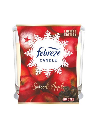 24698 - Febreze Candle, Spiced Apple - 3.5 oz. (Case of 4) - Box:  - Loc: I5
