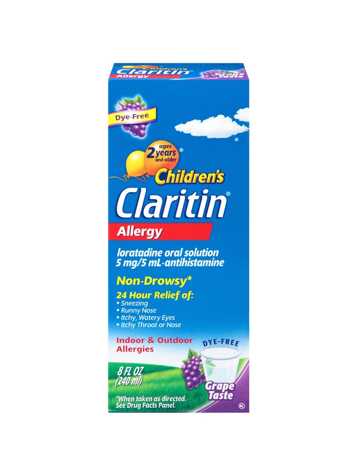 24751 - Claritin Children's Allergy Relief- 8 fl. oz. - Box:  - Loc: K4