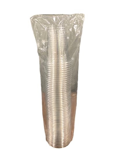 24764 - Plastic Cups, Clear 16 oz. - 12 Pack/50Pcs - Box:  - Loc: I10