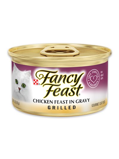 24835 - Purina Fancy Feast Grilled Chicken - 3 oz. (24 Cans) 1180 - Box:  - Loc: A9