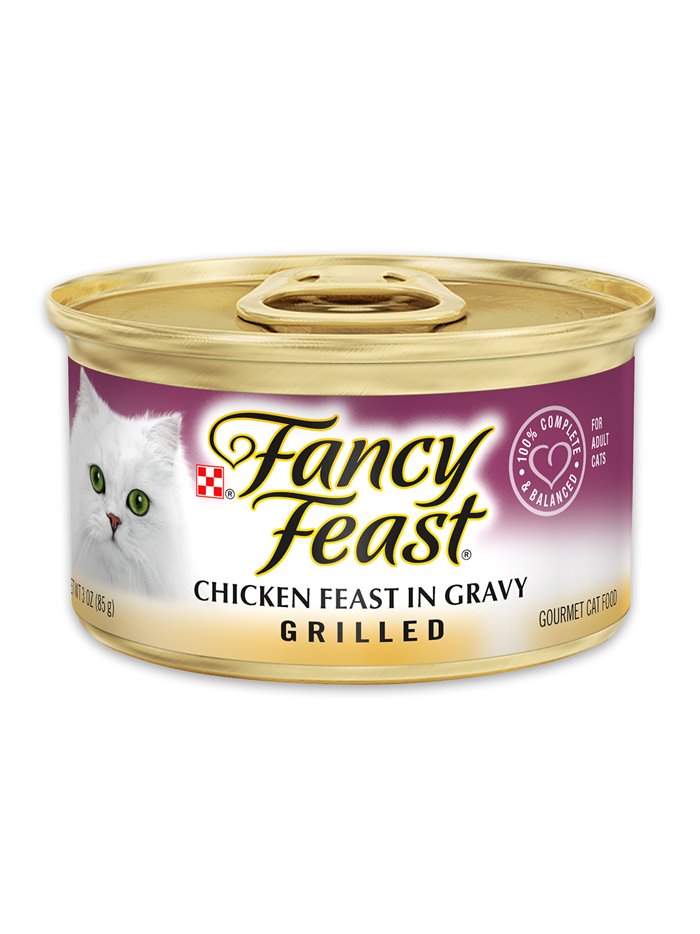 24835 - Purina Fancy Feast Grilled Chicken - 3 oz. (24 Cans) 1180 - Box:  - Loc: A9
