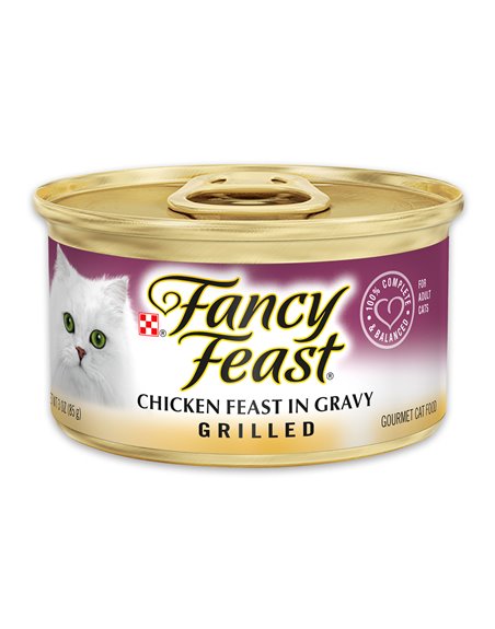 24835 - Purina Fancy Feast Grilled Chicken - 3 oz. (24 Cans) 1180 - Box:  - Loc: A9