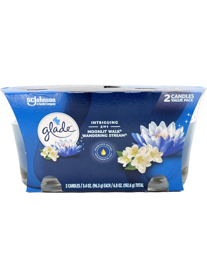 24873 - Glade Candle 2in1 Moonlit Walk - 3.4 oz. (Case of 6) - Box:  - Loc: 41F