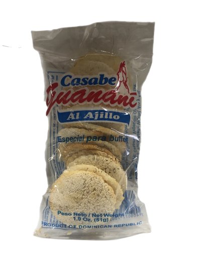 24905 - Cassava Bread Garlic Buffet - 30 Pack/12ct - Box:  - Loc: N13