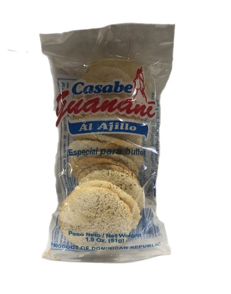 24905 - Cassava Bread Garlic Buffet - 30 Pack/12ct - Box:  - Loc: N13