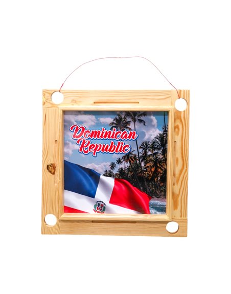 24906 - Domino Wood Table - Box:  - Loc: ALM